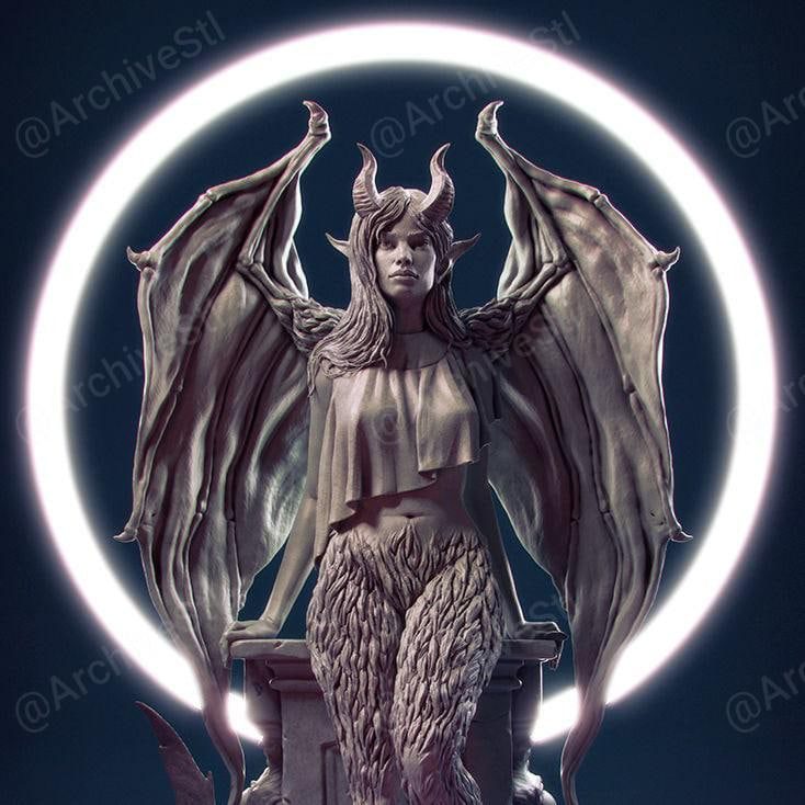 魅魔 恶魔女妖(The Succubus) 3D打印图纸